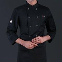 Черный лонгслив, фартук