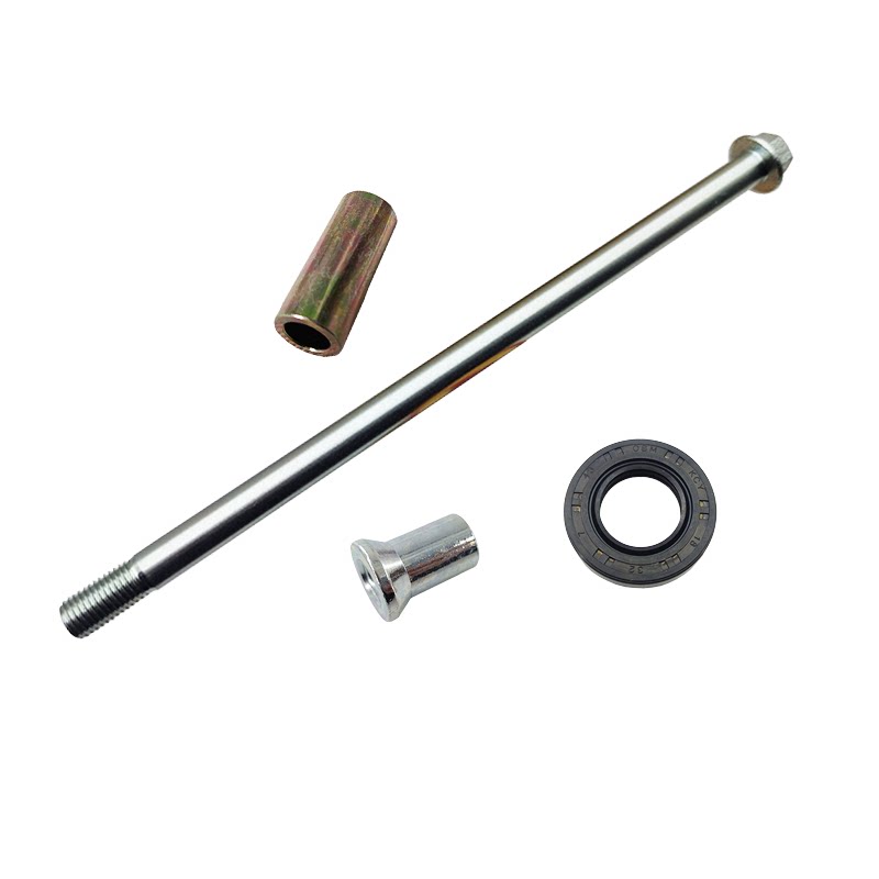 Suitable for Haojue USR125 front axle AFR125 front steel ring front axle left bushing UCR125 bearing oil seal