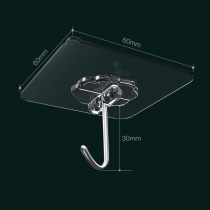 Home door door back incognito hook on the wall without drilling viscose strong paste mop sticky hook wall-mounted bathroom