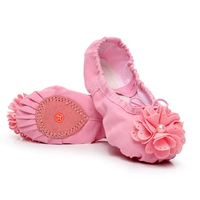 08 танцевальная обувь розовый цветок розовый цвет