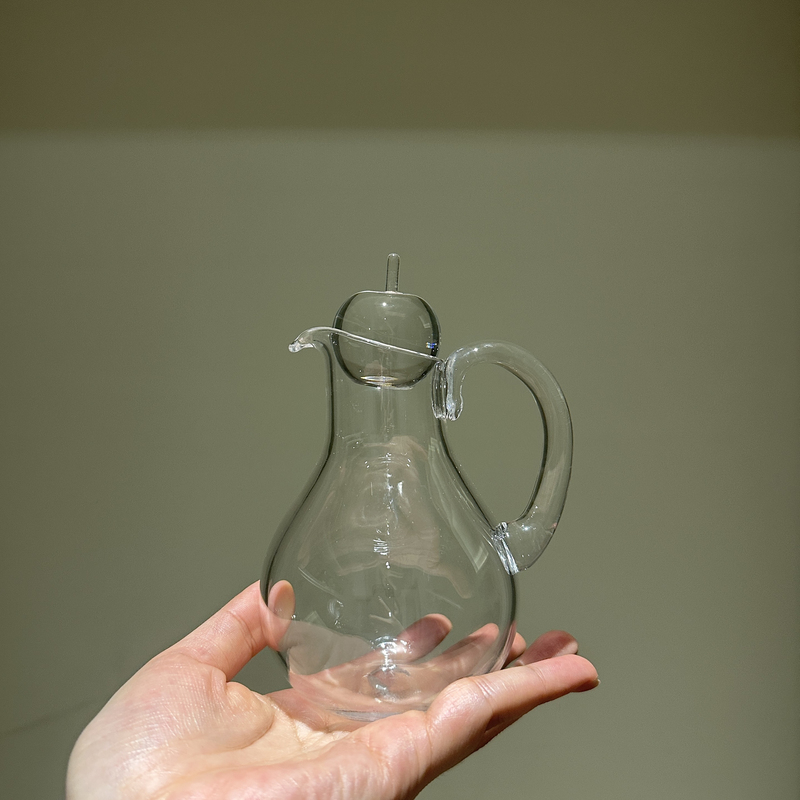 In Stock｜Japanese Glass Artist Takumi Kawauchi Apple Glass Sharing Pot