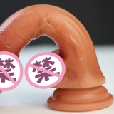 Мягкий кремниевый клей моделирование пенис Женщина использует сексуальные поставки взрослого пола