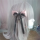lolita tối ngọt ngào băng đô bên kẹp làm tình goth Lolita băng đô phụ kiện nơ kẹp tóc vòng - Phụ kiện tóc