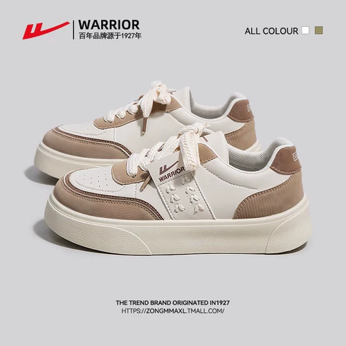 Warrior, черные туфли, летние кроссовки, универсальная дышащая тканевая белая обувь на платформе