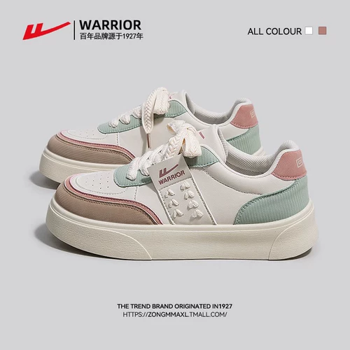 Warrior, черные туфли, летние кроссовки, универсальная дышащая тканевая белая обувь на платформе