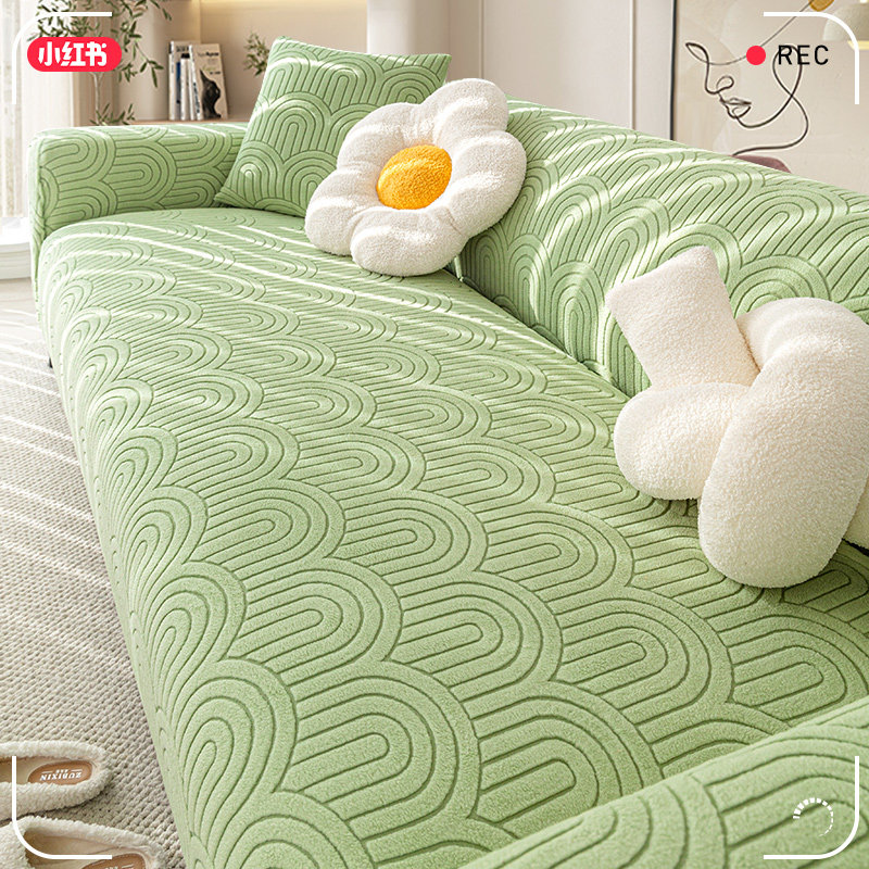 Elastic sofa cover all-bag universal set Four seasons universal anti-slip sofa cover new 2023 cover cloth anti-cat catch-Taobao