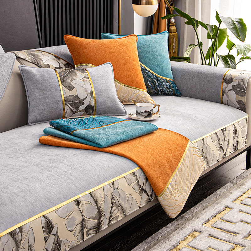 2021 new sofa cushion modern minimalist sofa cover Four Seasons Universal Light Lavish Snowy Neil Cushion Sublid BuXY