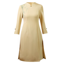 Yiyantang high-end catering work clothes for women in Chinese restaurants hotels health clubs waiters summer short-sleeves