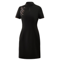 Yiyantang high-end hotel waiter work clothes short-sleeved Chinese restaurant catering tea house beauty custom summer women