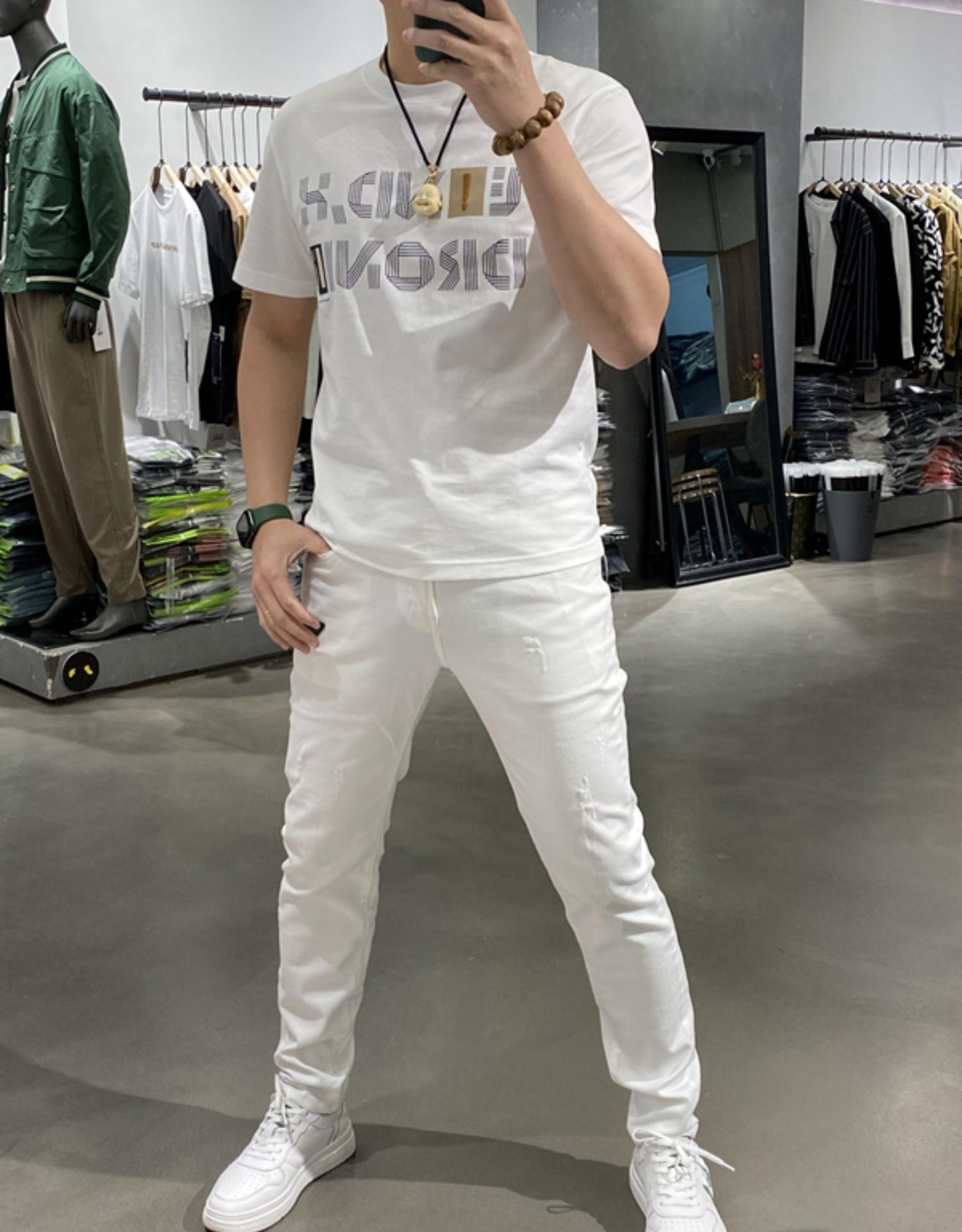 T-shirt corta per bambino in puro cotone con stampa lettera sul petto, vestibilità slim, top rosso a rete girocollo mezza manica, trendy_voghion.com