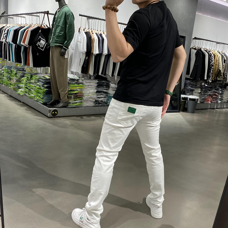 T-shirt corta per bambino in puro cotone con stampa lettera sul petto, vestibilità slim, top rosso a rete girocollo mezza manica, trendy_voghion.com