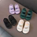 Детские сандалии, пляжная детская нескользящая спортивная пляжная обувь для мальчиков для отдыха, в корейском стиле, мягкая подошва