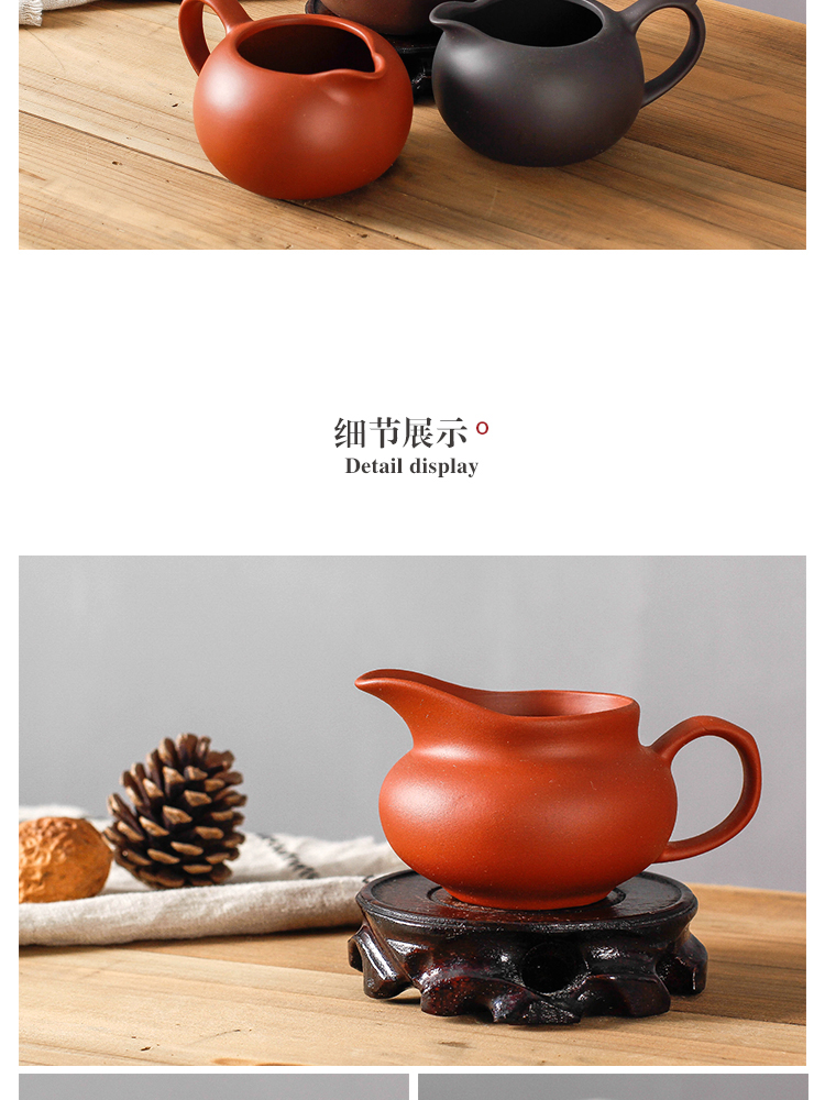 Zisha Gongdao Cup Bộ pha trà lớn Bộ tách trà Kung Fu Handmade Bộ dụng cụ pha trà gốm Zhu Manya bình pha trà có lõi lọc