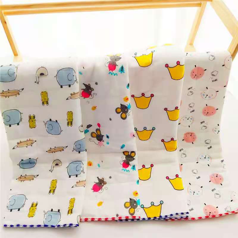 Newborn hug quilt bag simple cotton yarn cloth padded swaddling towel Four seasons out of the bag blanket Infant children bath towel cover quilt
