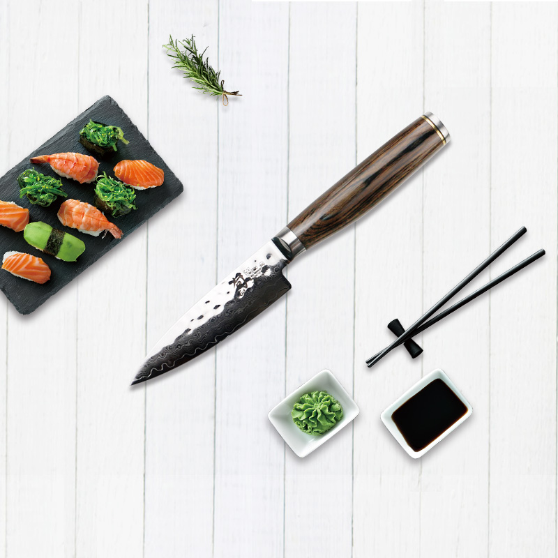 Ten-year fruit multi-purpose knife KAI Beiyin Japan imported ten-day knife Damascus steel multi-functional paring knife kitchen knife