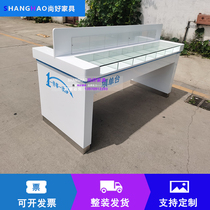 Baking Varnish Bank Filling Single Bench Demonstration Filling table Tax Hall Single-sided Fill-out desk Banking Furniture Customized