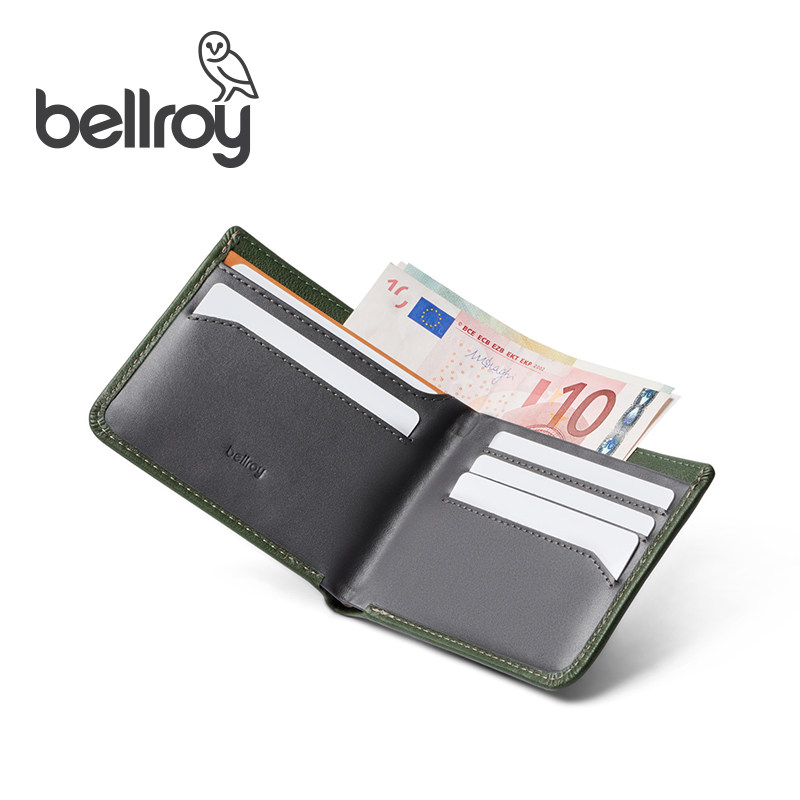 Bellroy Australia Imported Hide Seek Business Card Bovine Wallet Men's Short Gift Wallet Ultra Thin Wallet