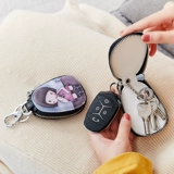 米印 Универсальные ключи от машины, ключница, маленькая сумка через плечо, мультяшная милая вместительная и большая система хранения, Южная Корея, простой и элегантный дизайн