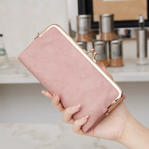 米印 Ретро складной универсальный бумажник, маленькая сумка клатч, длинный кошелек