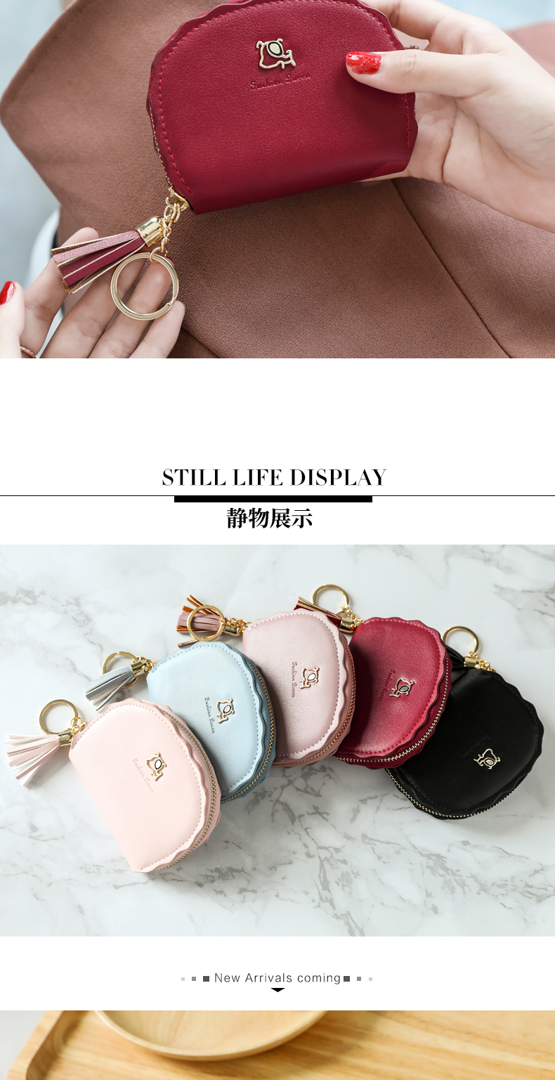 Mi Yin thẻ con chó gói nữ nhỏ dễ thương đơn giản siêu mỏng đa thẻ thẻ dung lượng lớn thẻ tín dụng ví một ví đựng thẻ minni kháng nước