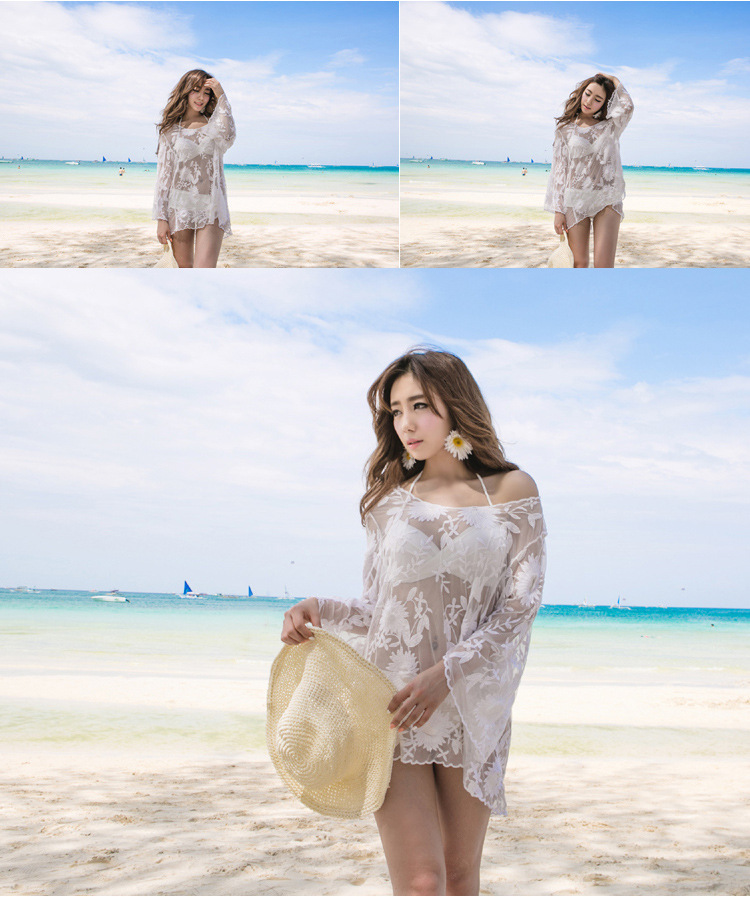 Hàn Quốc chia bụng bảo thủ thon gọn kích thước lớn nóng bỏng mùa xuân đi biển bikini bikini áo ba lỗ nữ áo tắm đồ tắm nữ