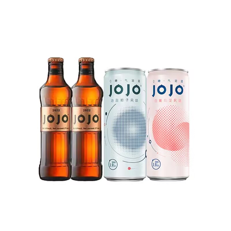 JOJO无糖微醺0糖0脂气泡酒2+洋酒2
