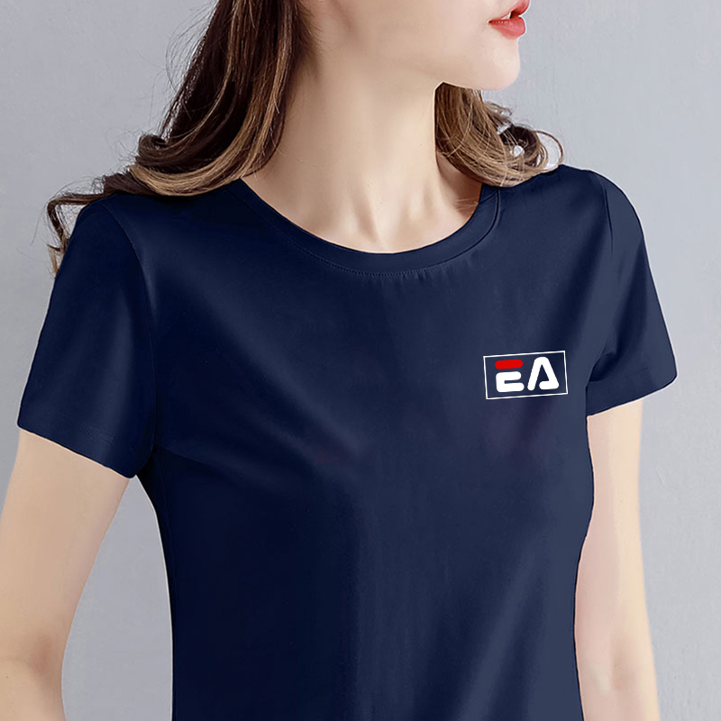 Official Genuine Pure Cotton Short-Sleeved T-Shirt for Women, 2026 New Slim-Fit Thin Base Shirt, Trendy Round-Neck T-Shirt Official Genuine Pure Cotton Short-Sleeved T-Shirt for Women, 2026 New Slim-Fit Thin Base Shirt, Trendy Round-Neck T-Shirt