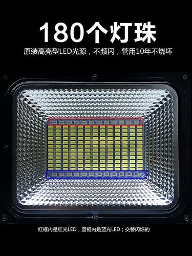 Светодиодный перезаряжаемый прожектор, портативный дорожный светильник для кемпинга, 100W, 200W, 400W