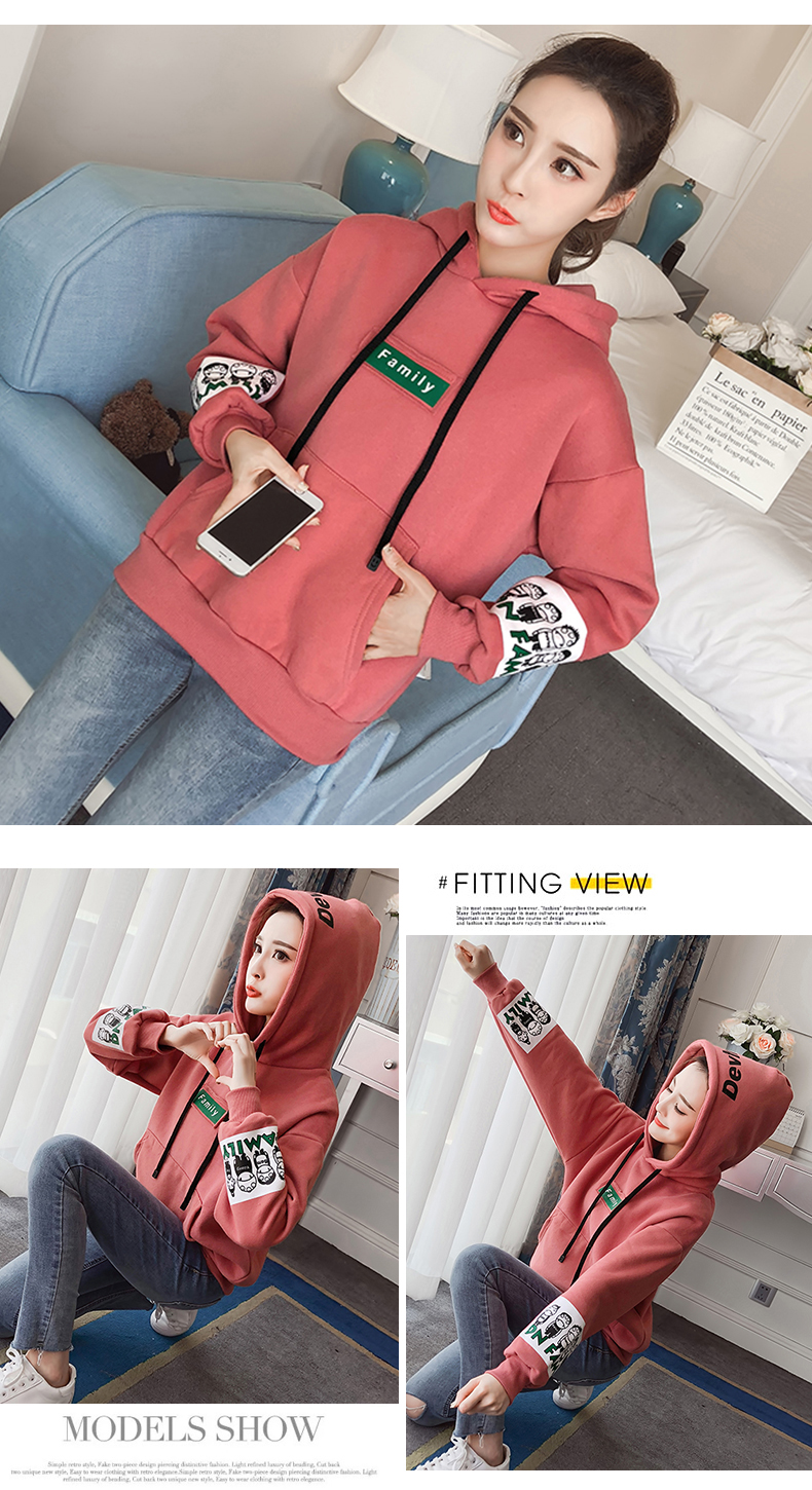 Sweatshirt femme en Coton - Ref 3217243 Image 12