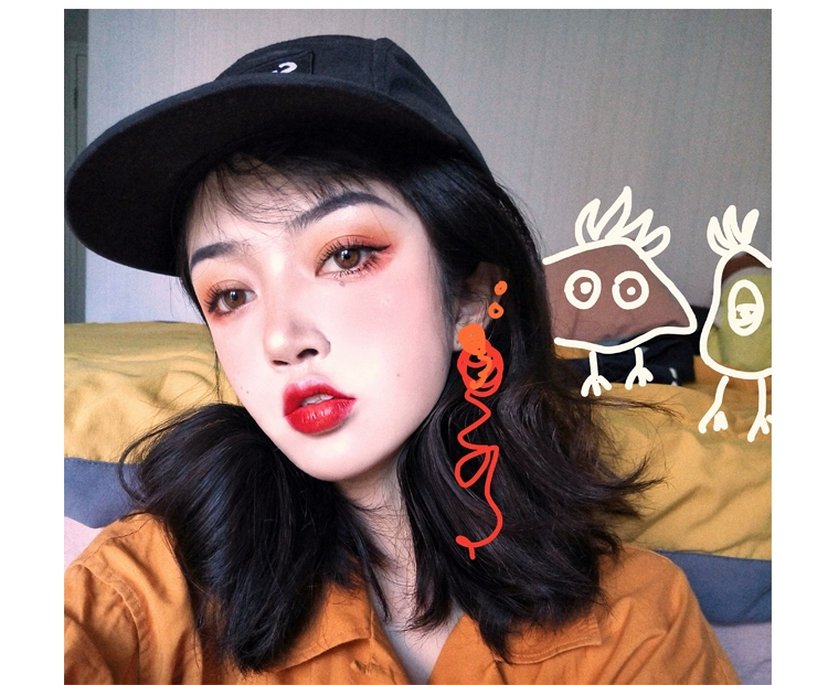 Bảng phấn mắt Dee Lenny Nine Color Rose Beans Pumpkin Coral Matte Polarized Brush
