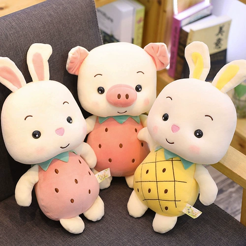 Милая плюшевая кукла, игрушка, клубника для сна