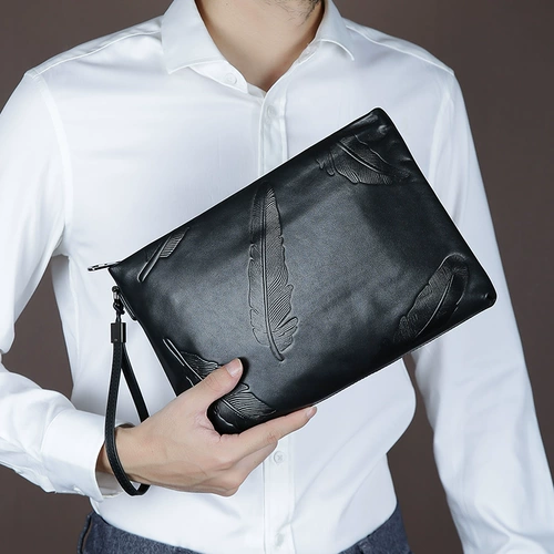 Маленькая сумка клатч, вместительная и большая сумка с петлей на руку, из натуральной кожи, 2025 года, новая коллекция