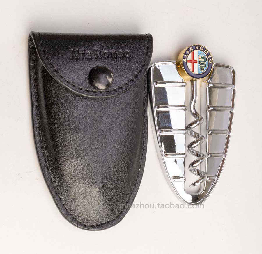 Imported Wine Bottle Opener AlfaRomeo Car Mark Shield Gift Alfa Romio Shield Bottle Opener