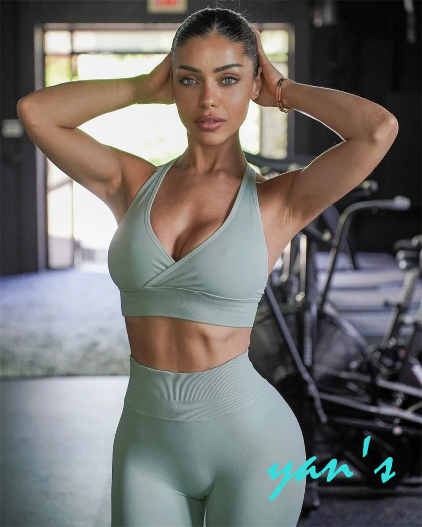 КИНОПРОДУКЦИЯ BOMBSHELL SPORTSWEAR FITNESS LINGERIE VEST CROSS OVER BRA
