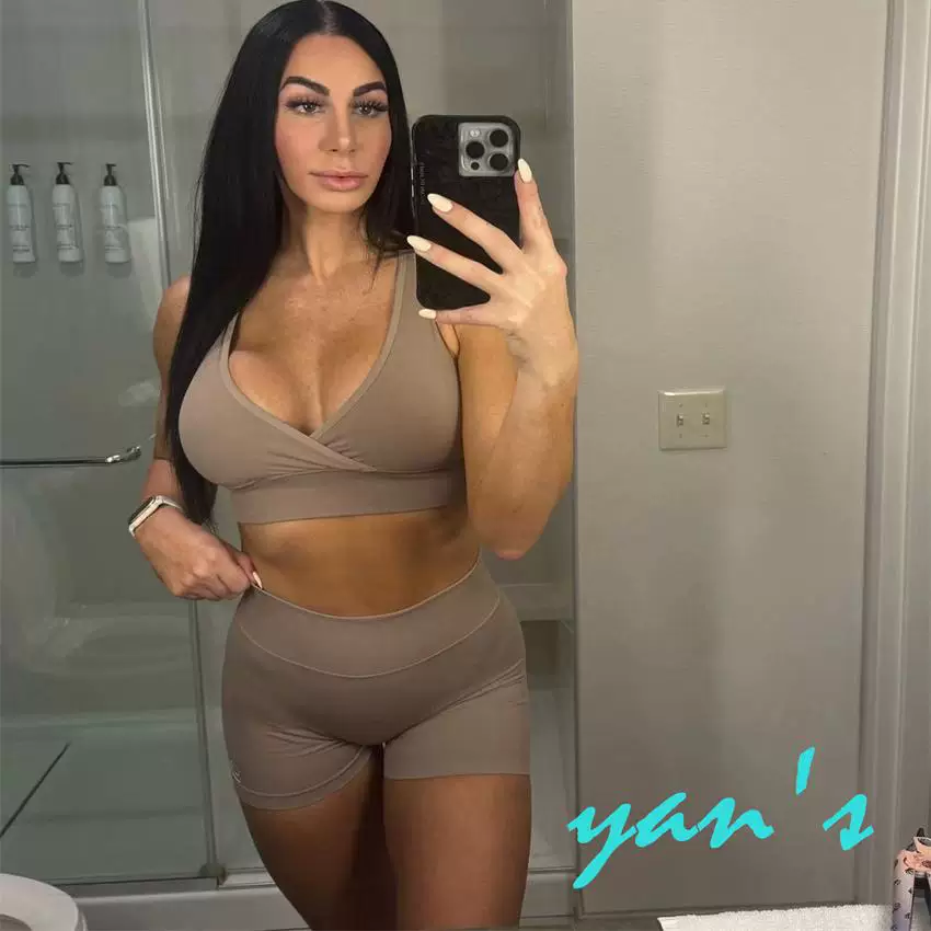 КИНОПРОДУКЦИЯ BOMBSHELL SPORTSWEAR FITNESS LINGERIE VEST CROSS OVER BRA
