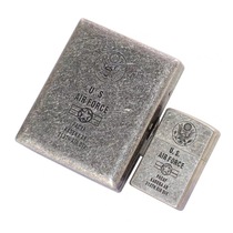 High-end retro Silver copper cigarette case 20 creative fashion portable flip-proof metal cigarette case for boyfriend