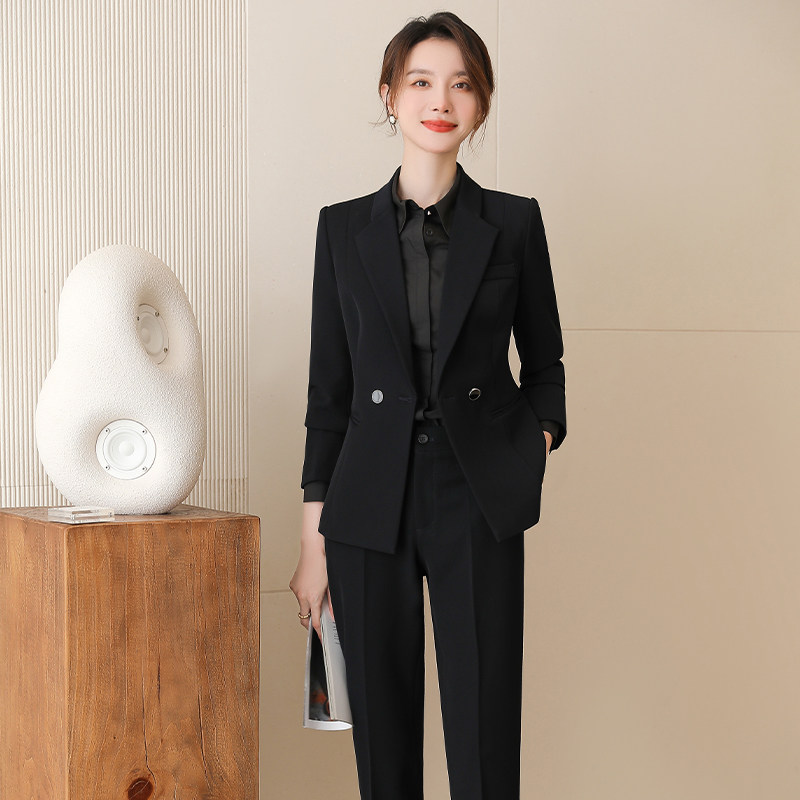 Career Suit Women's High-end Professional Suit Sales department Workwear Hotel manager Skilled Temperament is fitting for autumn and winter 