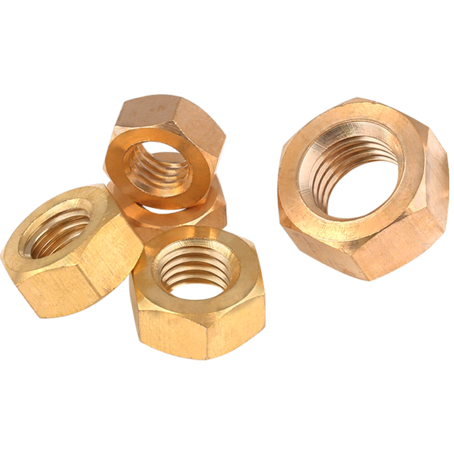 Copper nut screws hexagon lock