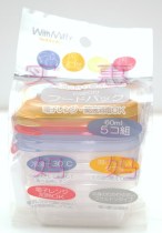 Shanghai spot Japan direct delivery miffy snack box snack box storage box 60ml 5 packs