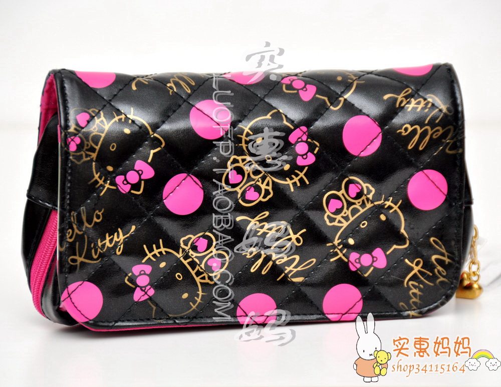 Premium Spot Japan Straight Away Hello Kitty Limited Hand Holding Hands Carry Bag Makeup Bag