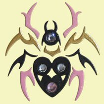 Shanghai Spot Japan Straight Sends High Time Painted Spider Pink Phone Stickers