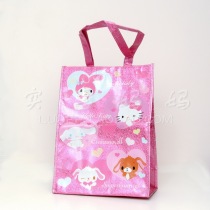 Shanghai Spot Japan Straight Hello Kitty Merlotte Mega Shopping Bag Environmental Protection Bag