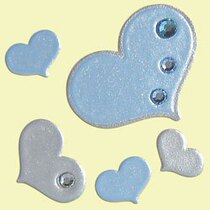 Shanghai Spot Japan Direct sends high-time painted loving and boring blue phone stickers