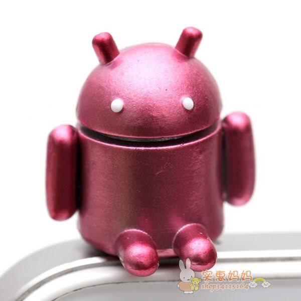 Uvalent spot Japanese straight delivery Android Red Robot Plugy 3 5mm headphone hole anti-dust plug