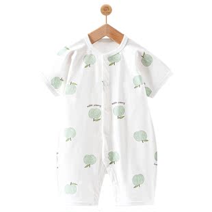 【拍两件】婴儿衣服夏装短袖连体衣