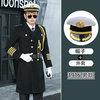 1916 мужская куртка плюс шляпа