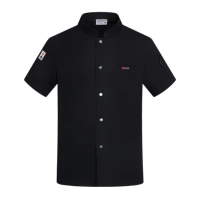 Черный топ с короткими рукавами (метка кожи Sc-Singl Row)