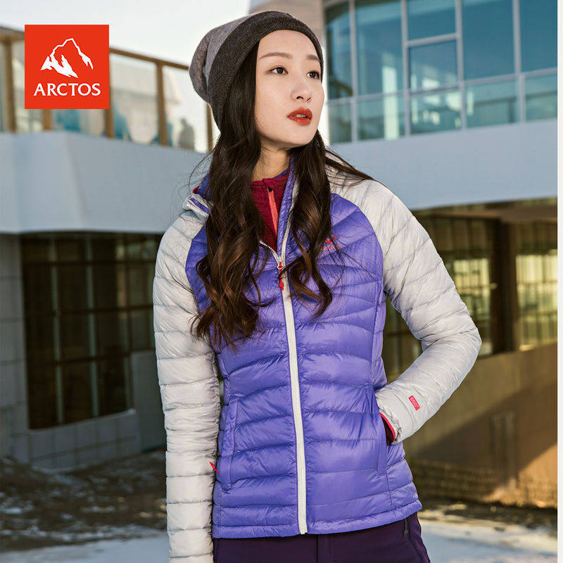 Extreme Stars Outdoor Duvet Clothing Ladies AUTUMN WINTER LIGHT Windproof Warm Leisure Sports Travel Jacket AGDC22148