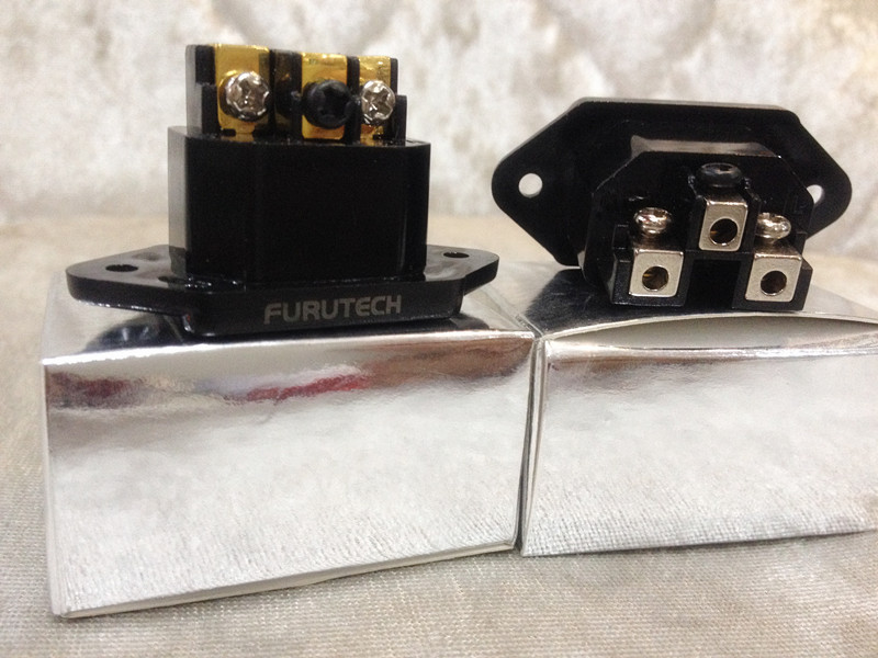 FURUTECH rhodium-plated version of HIFI fever welding-free power socket tailstock audio machine tailstock