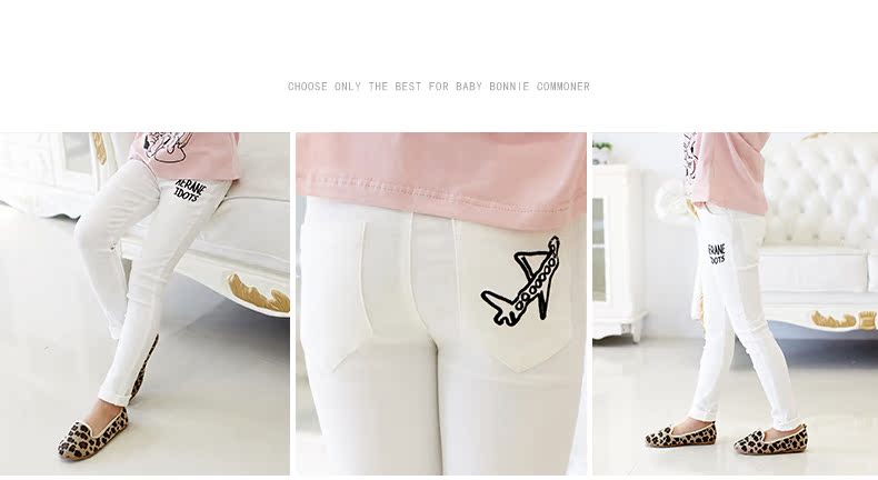 Pantalon fille en mélange - Ref 2061478 Image 9